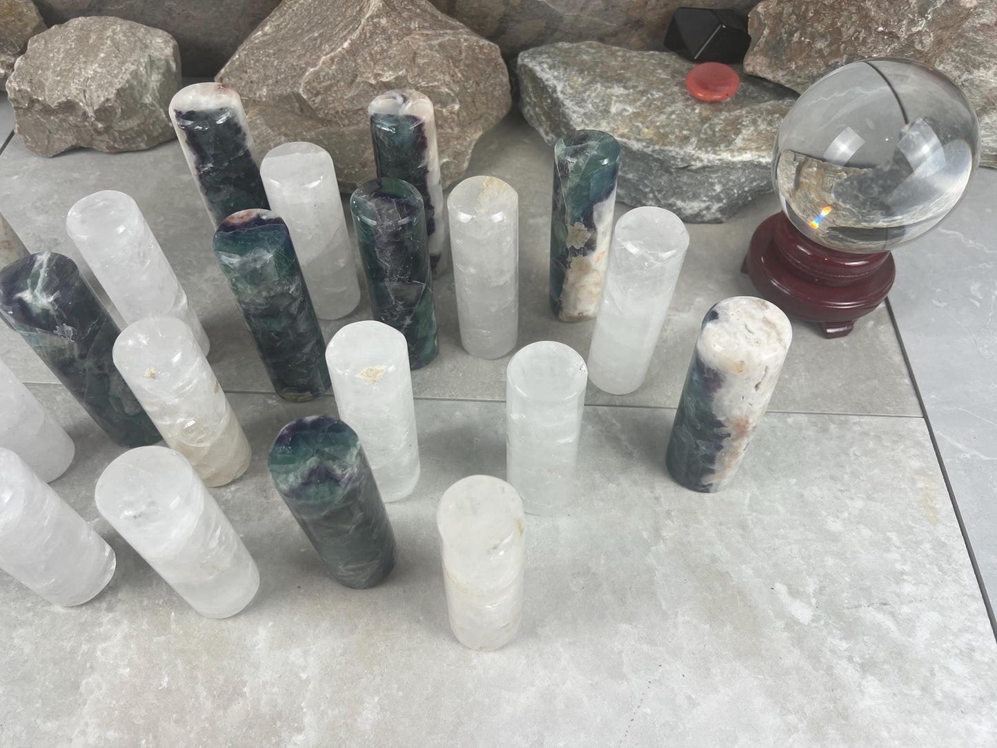 Greenland Silasumik Quartz Crystal Rods for Focus Anxiety Meditation Christmas Birthday Gift