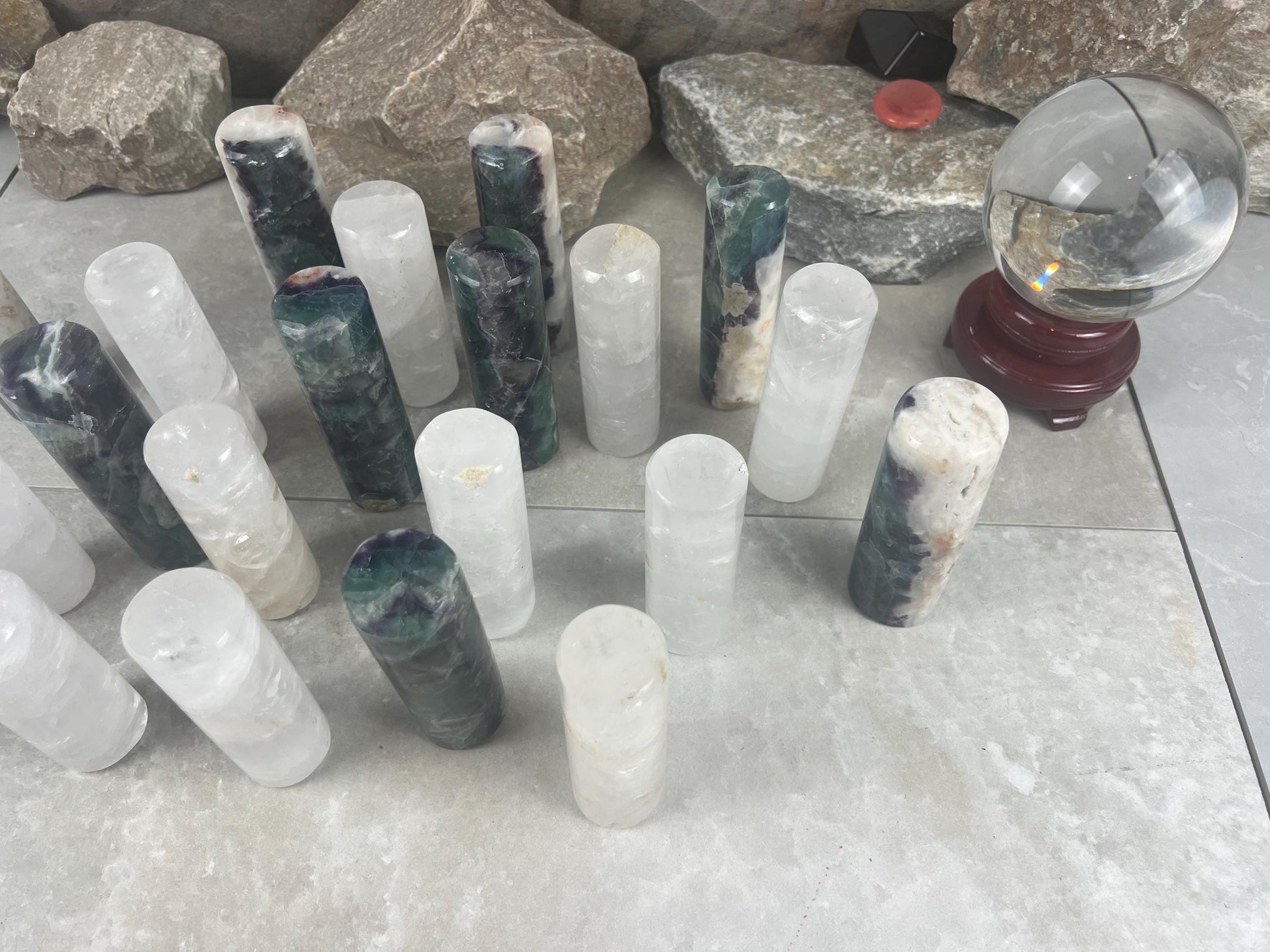 Greenland Silasumik Quartz Crystal Rods for Focus Anxiety Meditation Christmas Birthday Gift