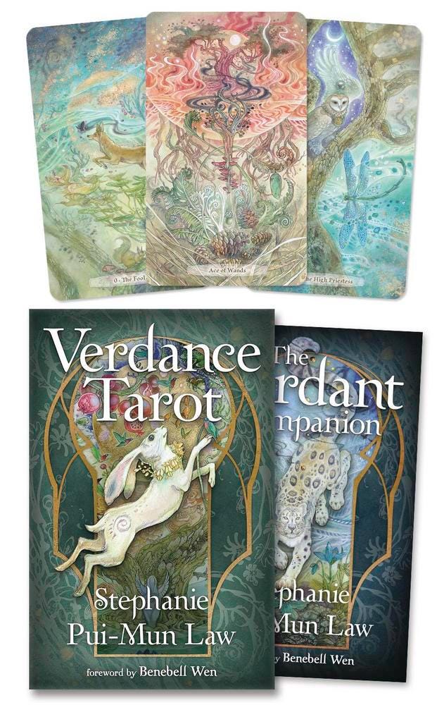 Verdance Tarot Deck: Rider-Waite-Smith Based, Color Guidebook