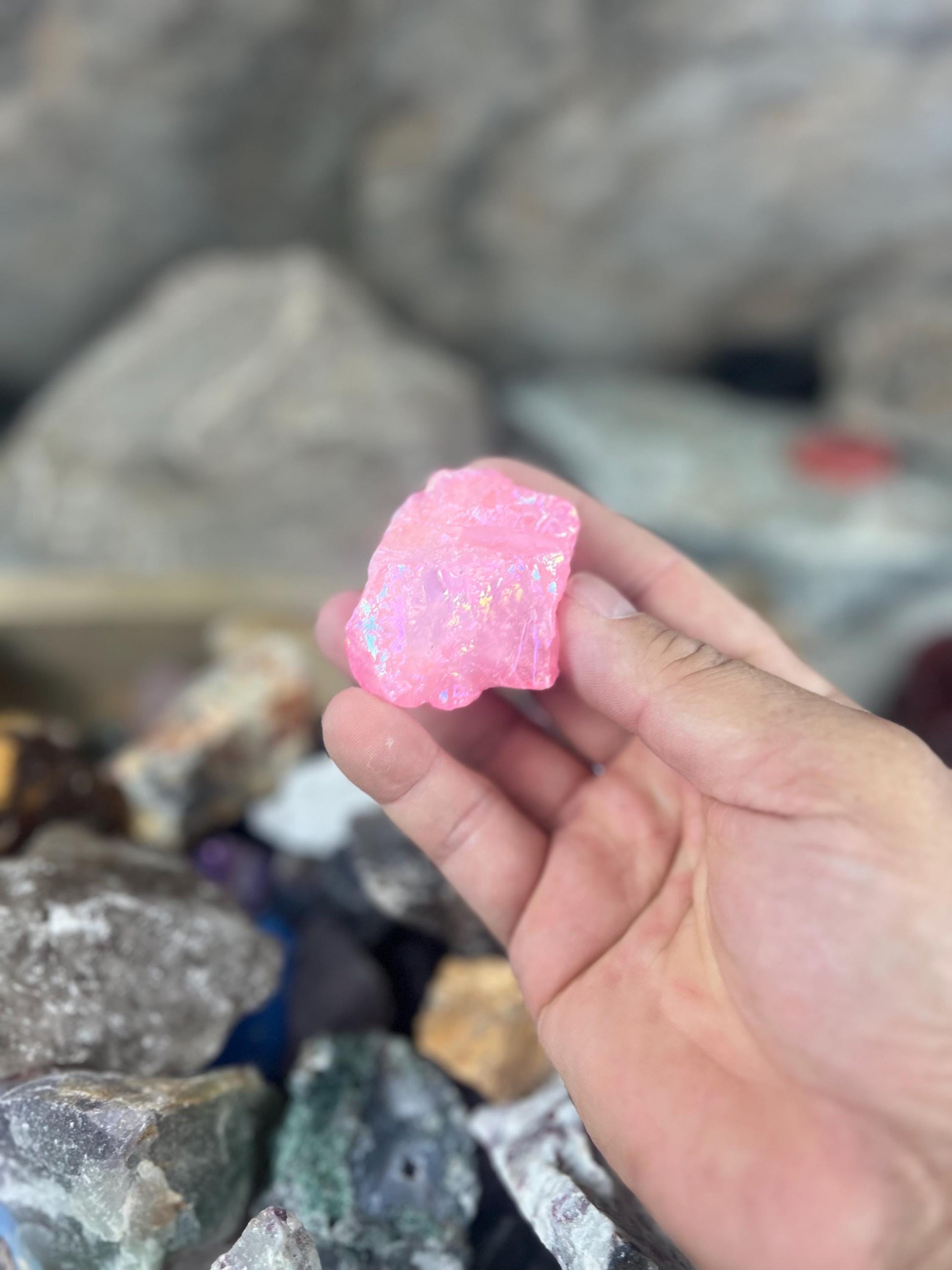 Crystal and Gemstone Mystery Bag: Raw Agates, Jaspers & Quartz