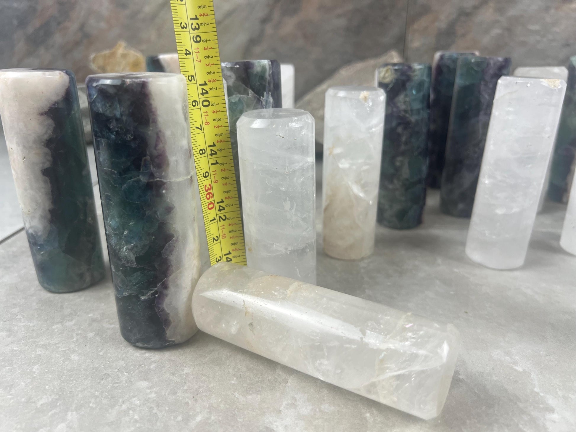 Greenland Silasumik Quartz Crystal Rods for Focus Anxiety Meditation Christmas Birthday Gift