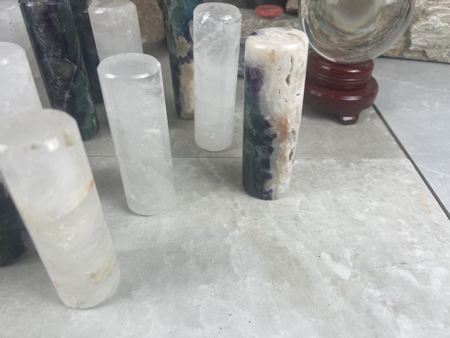 Greenland Silasumik Quartz Crystal Rods for Focus Anxiety Meditation Christmas Birthday Gift