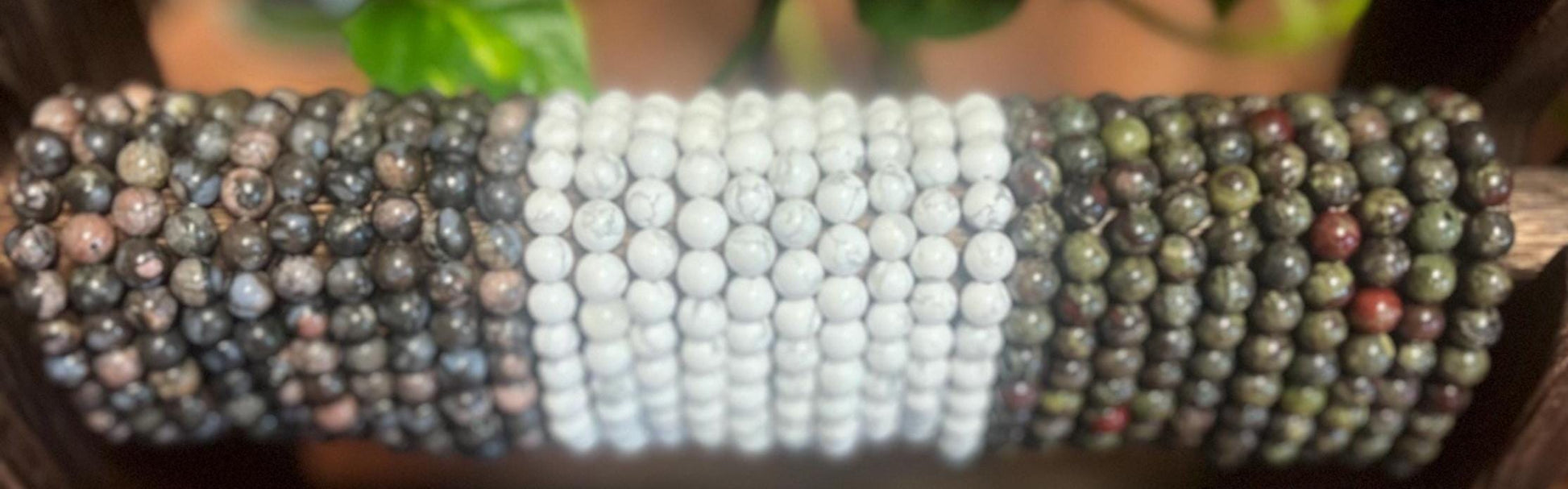 Natural Crystal Gemstone Bead Bracelet Unisex Healing Jewelry Bulk Buy Wholesale