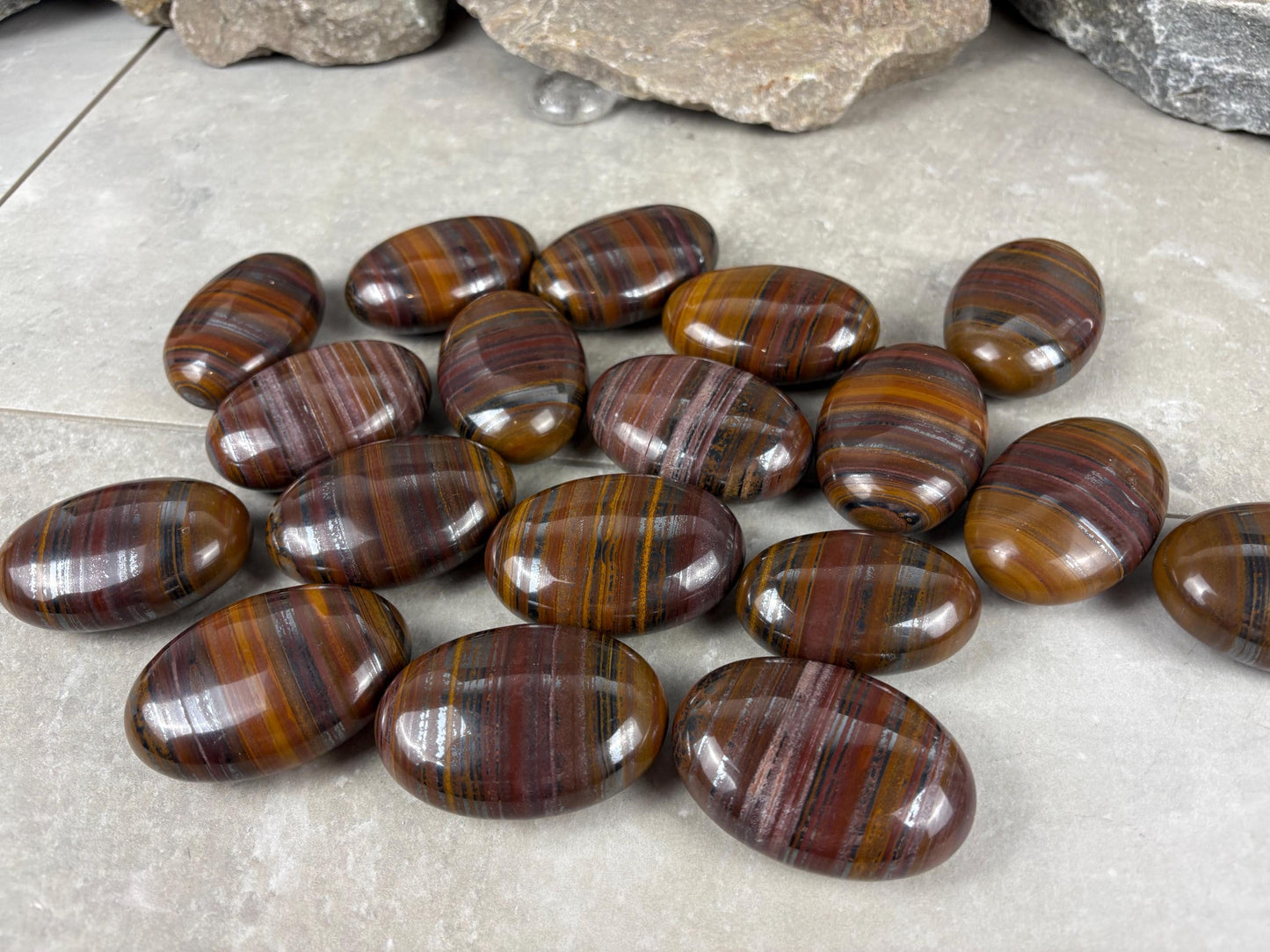 Columbian Mugglestone Crystal Palm Stone Grounding Home Decor Home Decor Worry Pocket Stress Anxiety Birthday Gift Meditation Natural Craft