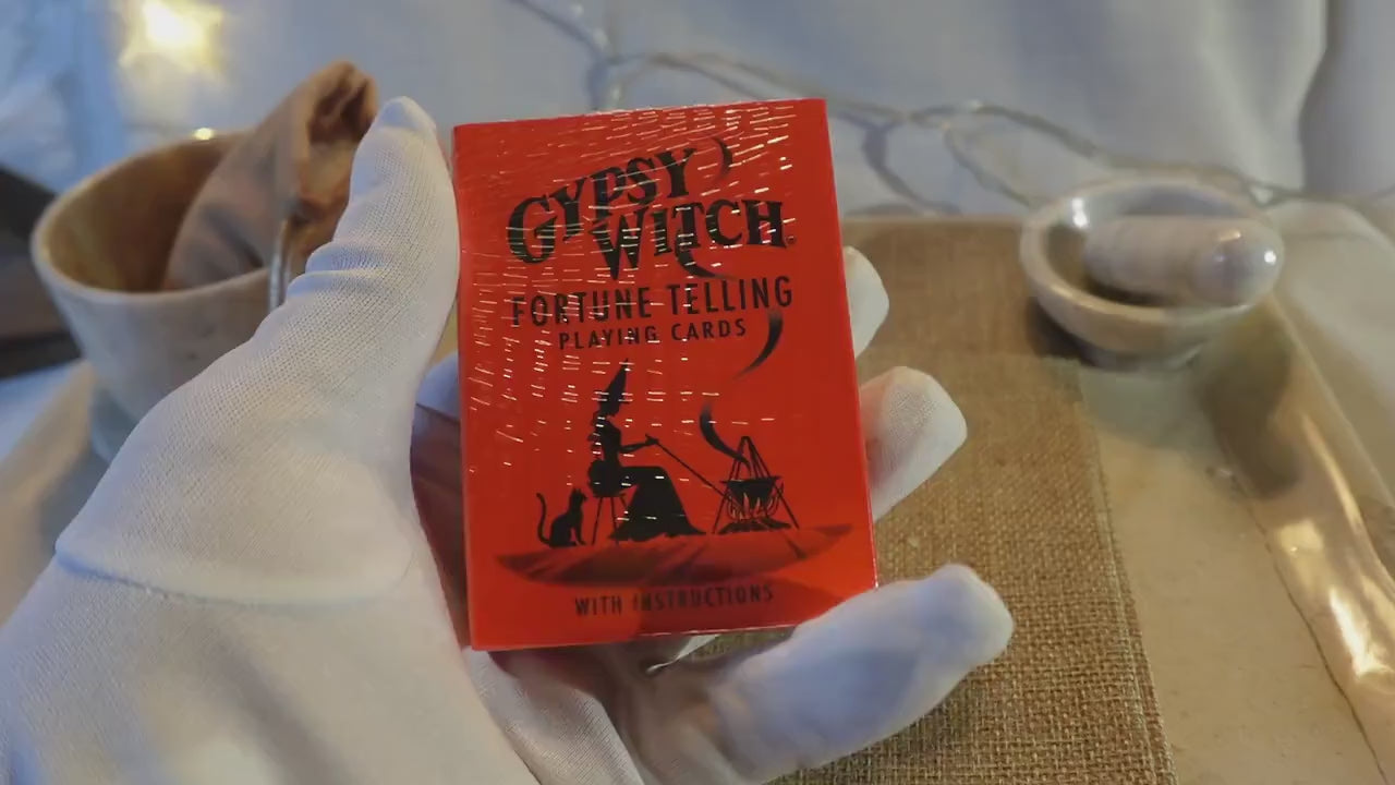 Gypsy Witch Fortune Telling Playing Card with instructions Original Fully Licensed Authentic Tarot Game Gift Home Decor Birthday Distractio