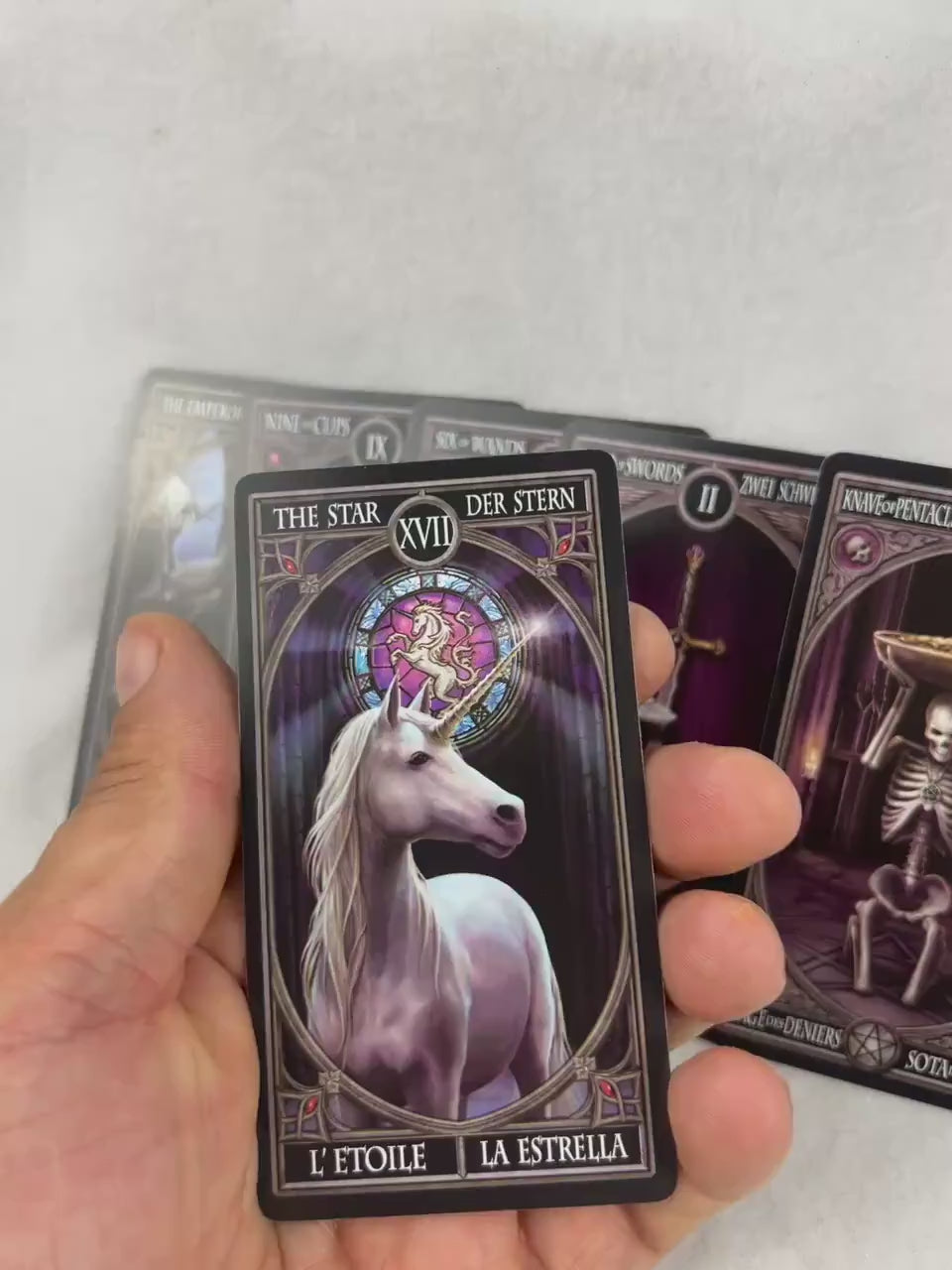 Anne Stokes Gothic Tarot Deck: Fully Licensed 78-Card Set
