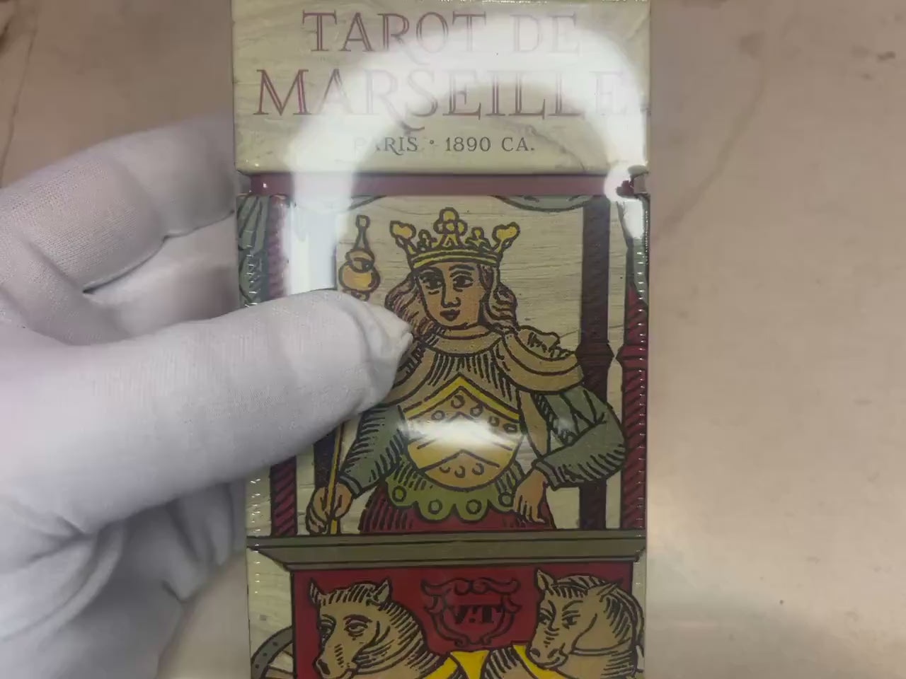 Tarot de Marseille: 1890 Gassmann Edition - Lo Scarabeo Deck