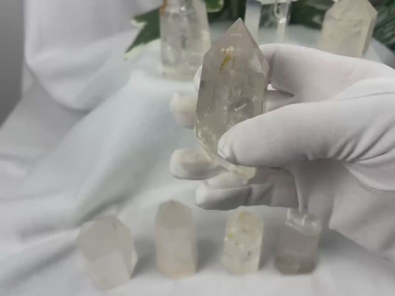 Clear Quartz Tower: Crown Chakra Meditation Crystal Wand
