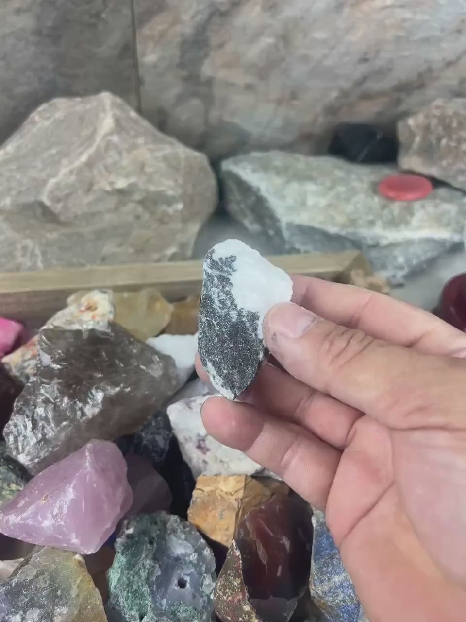 Mystery Crystal & Gemstone Bag: Agate, Jasper, Quartz