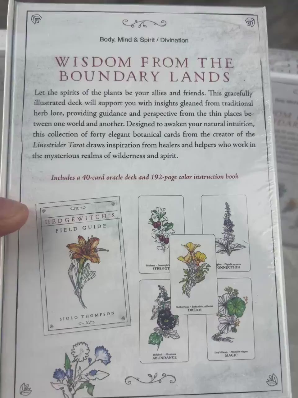 Hedgewitch Botanical Oracle Deck: 40 Cards with 192 Page Guidebook