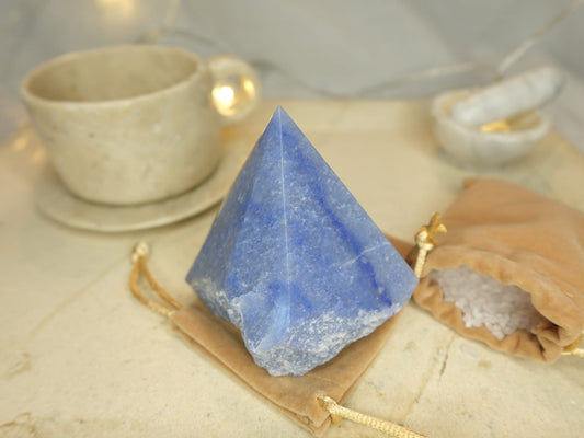 14.6oz Blue Aventurine Carved Crystal Home Decor for Christmas Xmas Paperweight Desk Display Polished Raw Point Gift Birthday Holiday