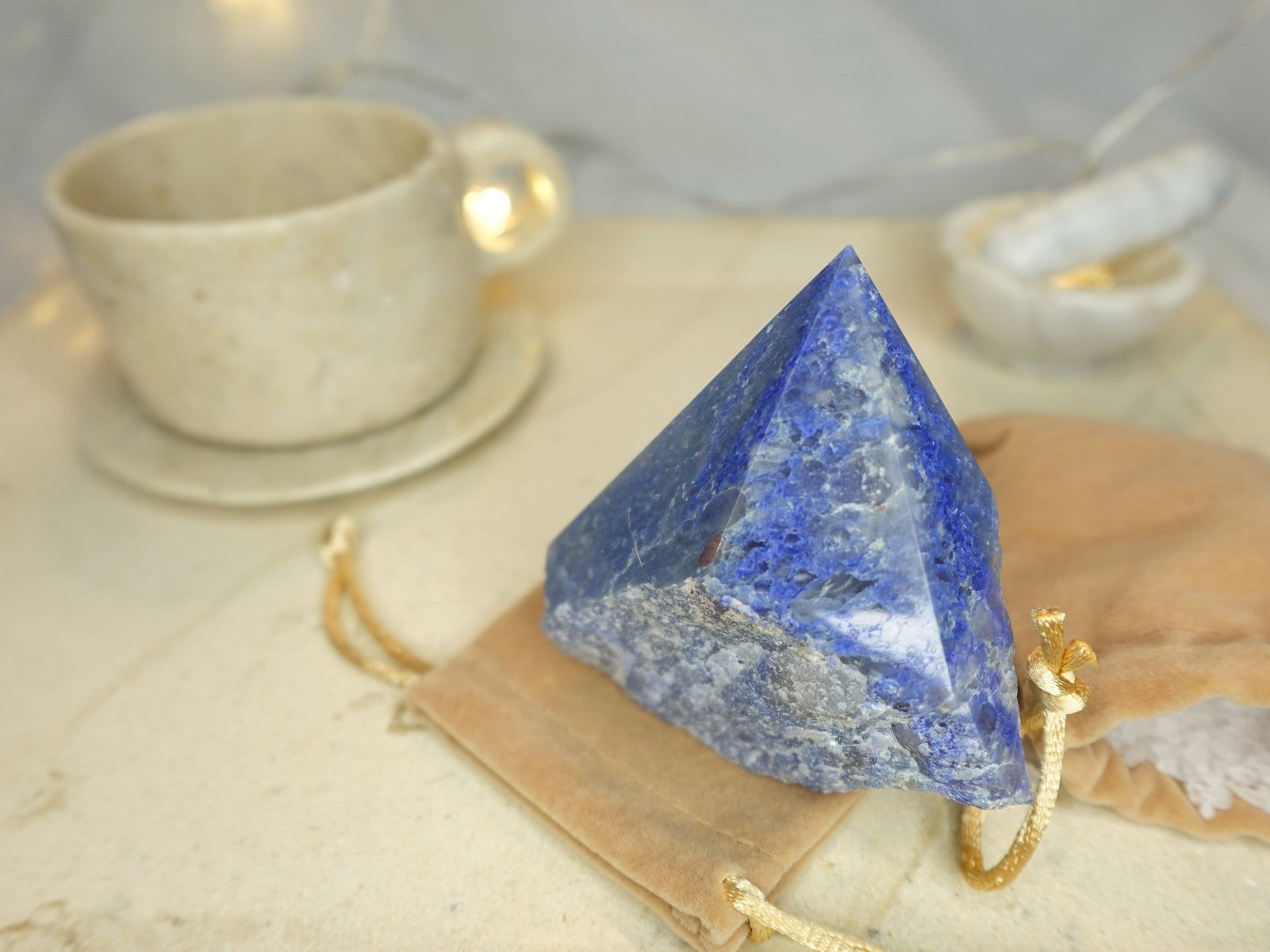 10.9 oz Blue Aventurine Carved Crystal Home Decor for Christmas Xmas Paperweight Desk Display Polished Raw Point Gift Birthday Holiday