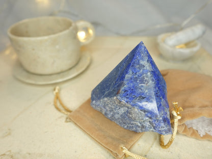 Blue Aventurine Crystal Point: Raw Carved Stone, South Africa