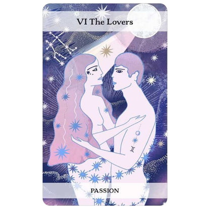 Moon and Stars Tarot Deck 78 Cards Fully Licensed and Original Inclusive Tarot Deck Guidebook Home Decor Gift