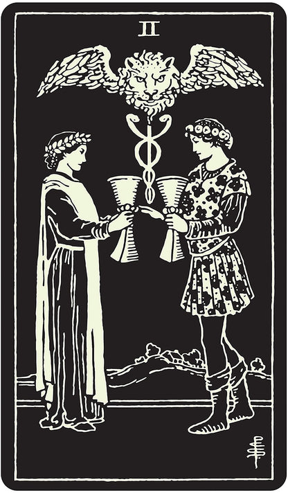 Glow in the Dark Tarot Deck 78 Cards Fully Licensed and Original Inclusive Tarot Deck Guidebook Home Decor Gift
