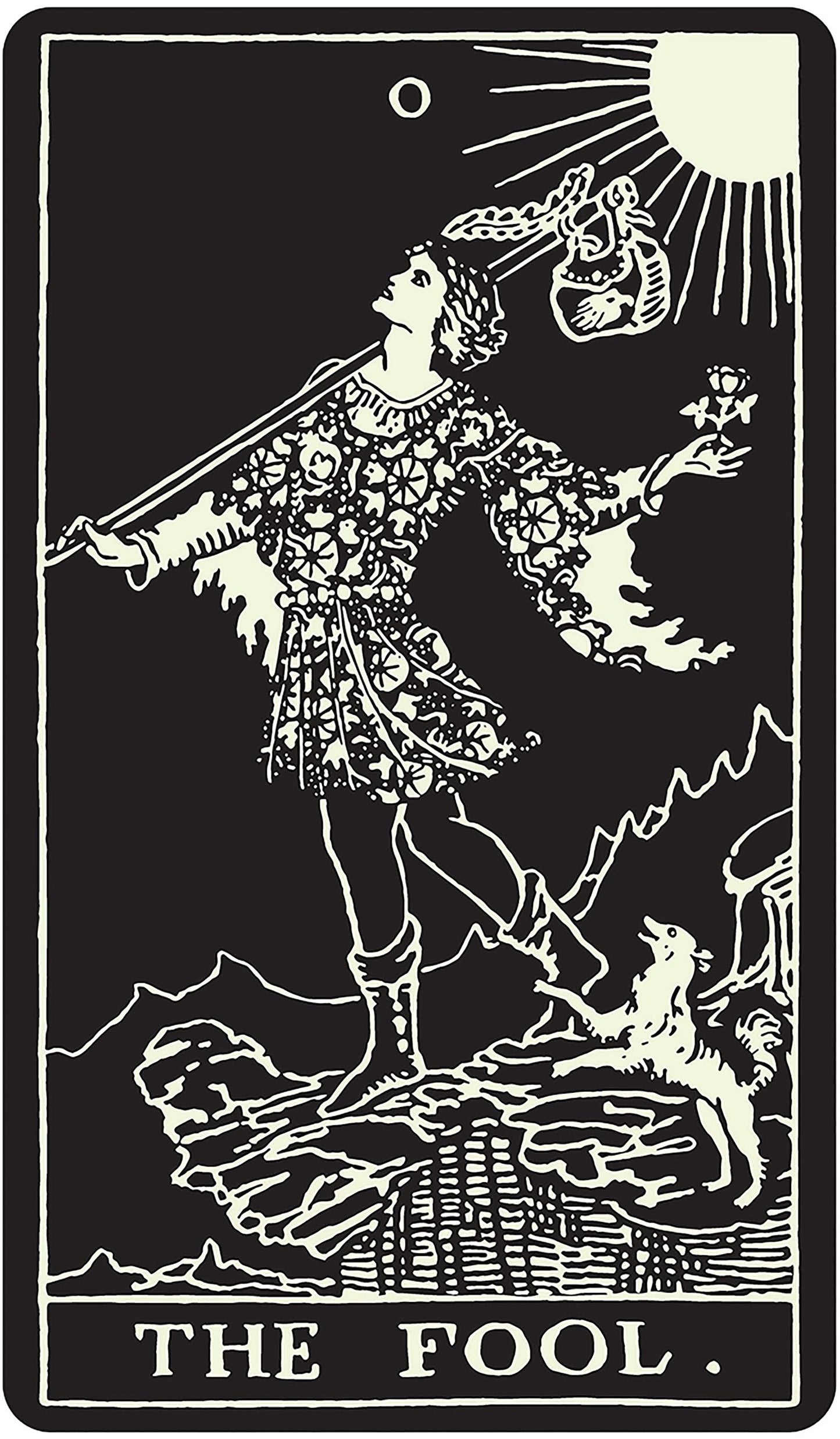 Glow in the Dark Tarot Deck 78 Cards Fully Licensed and Original Inclusive Tarot Deck Guidebook Home Decor Gift