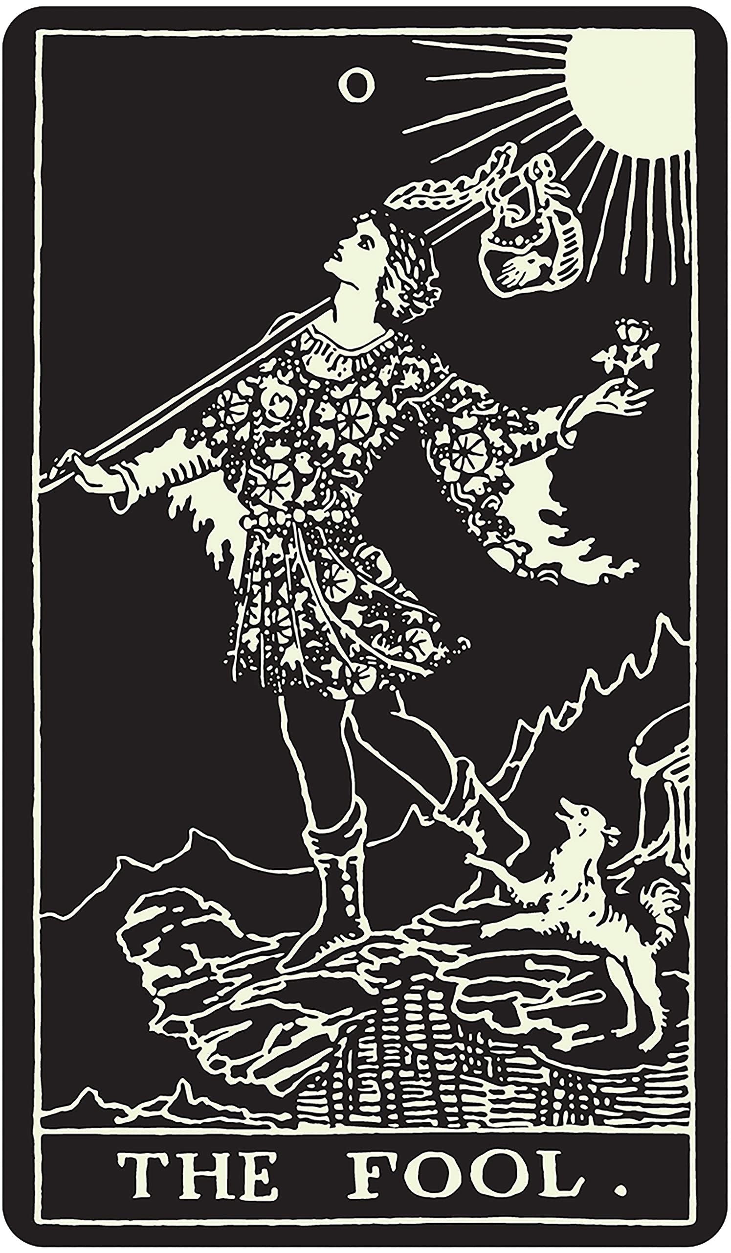 Glow in the Dark Tarot Deck 78 Cards Fully Licensed and Original Inclusive Tarot Deck Guidebook Home Decor Gift