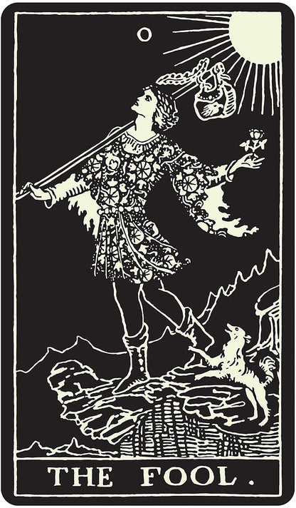 Glow in the Dark Tarot Deck 78 Cards Fully Licensed and Original Inclusive Tarot Deck Guidebook Home Decor Gift