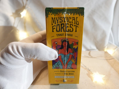 Mystical Forest Tarot Card Deck 78 Cards Fully Licensed and Original Inclusive Tarot Deck Guidebook Home Decor Gift