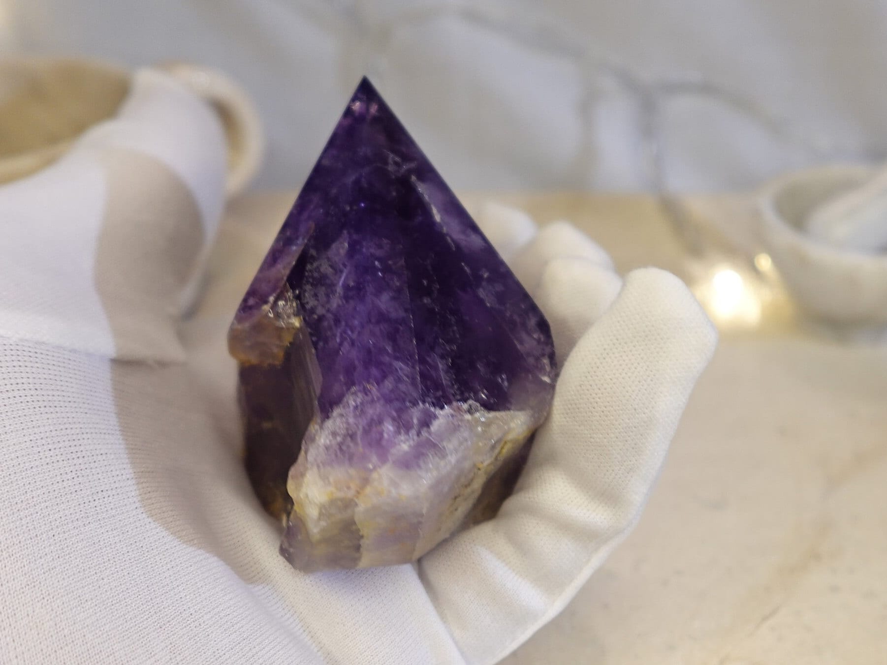 Amethyst Carved Anxiety Crystal Polished Raw Stone Meditation Panic Sculpture Home Decor Christmas Xmas Gift