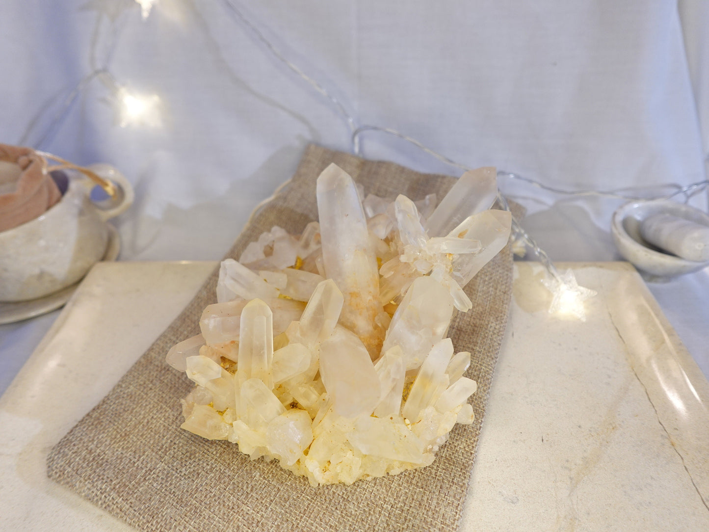 Large Quartz Raw Natural Cluster decor display Crystal Anxiety Worry Geode Meditation Home Decor Christmas Xmas Gift Anxiety Centerpiece