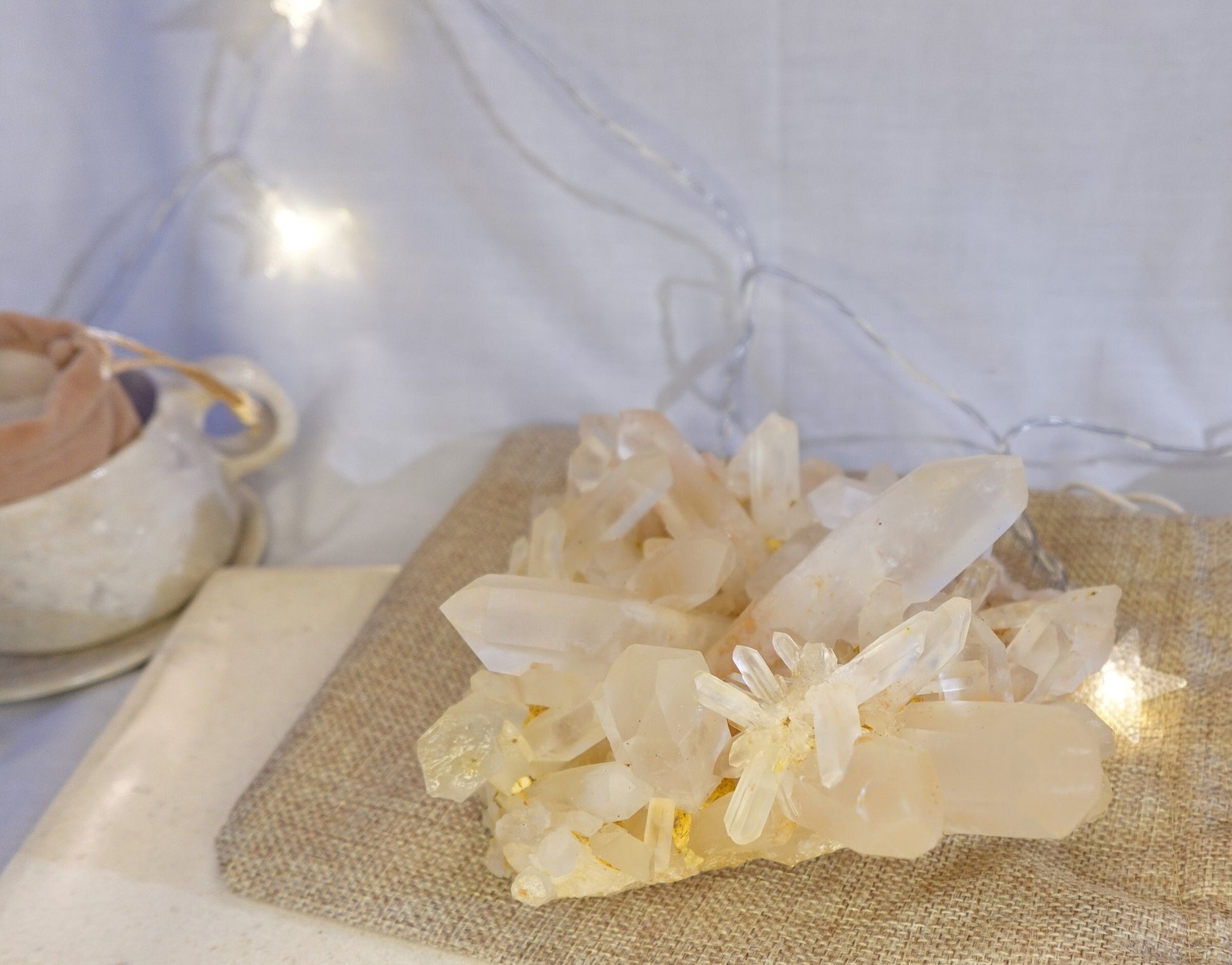 Large Quartz Raw Natural Cluster decor display Crystal Anxiety Worry Geode Meditation Home Decor Christmas Xmas Gift Anxiety Centerpiece