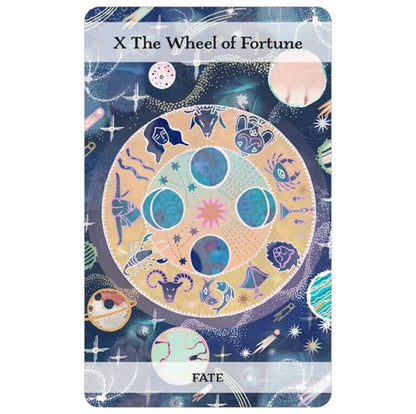 Moon and Stars Tarot Deck 78 Cards Fully Licensed and Original Inclusive Tarot Deck Guidebook Home Decor Gift