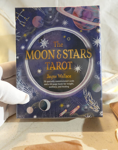 Moon and Stars Tarot Deck 78 Cards Fully Licensed and Original Inclusive Tarot Deck Guidebook Home Decor Gift