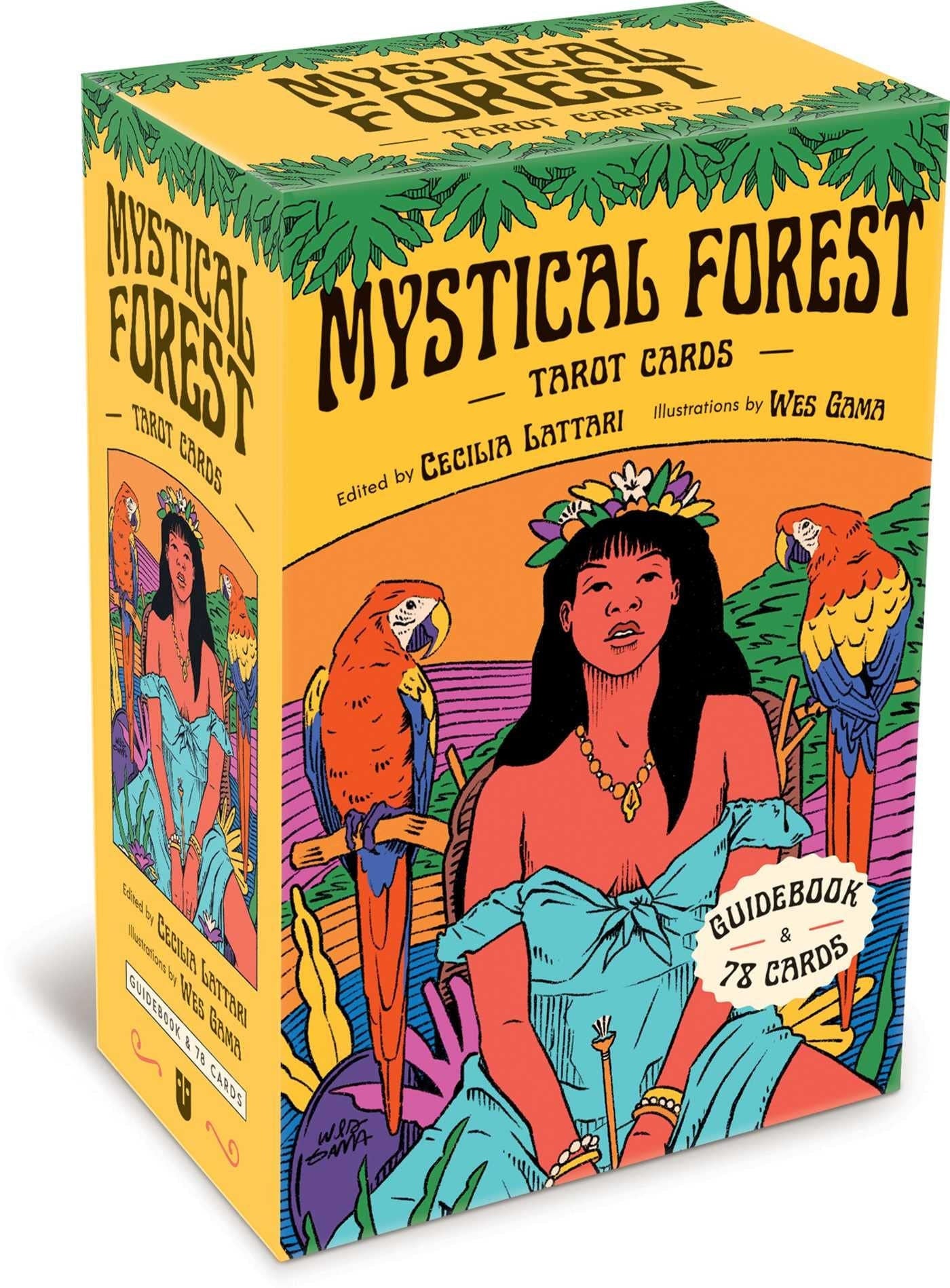 Mystical Forest Tarot 78 Card Deck and Guidebook Cards Quality and Fully Licensed Birthday Christmas Xmas Gift Home Decor Meditation Gift