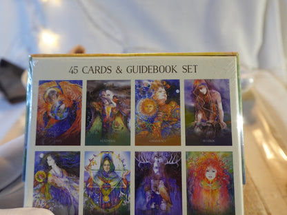 Crystal Power Tarot Deck 78 Cards Fully Licensed and Original Inclusive Tarot Deck Guidebook Home Decor Gift