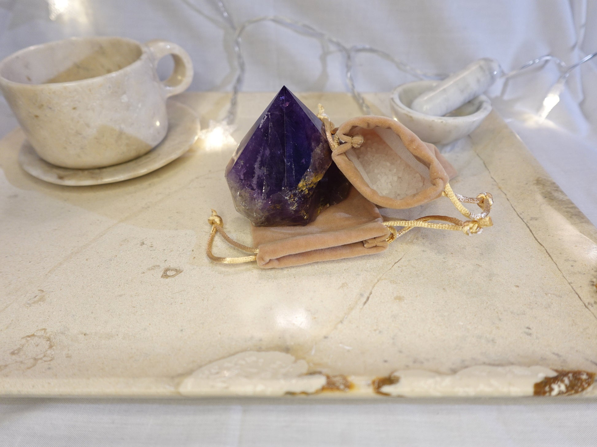 Amethyst Carved Anxiety Crystal Polished Raw Stone Meditation Panic Sculpture Home Decor Christmas Xmas Gift