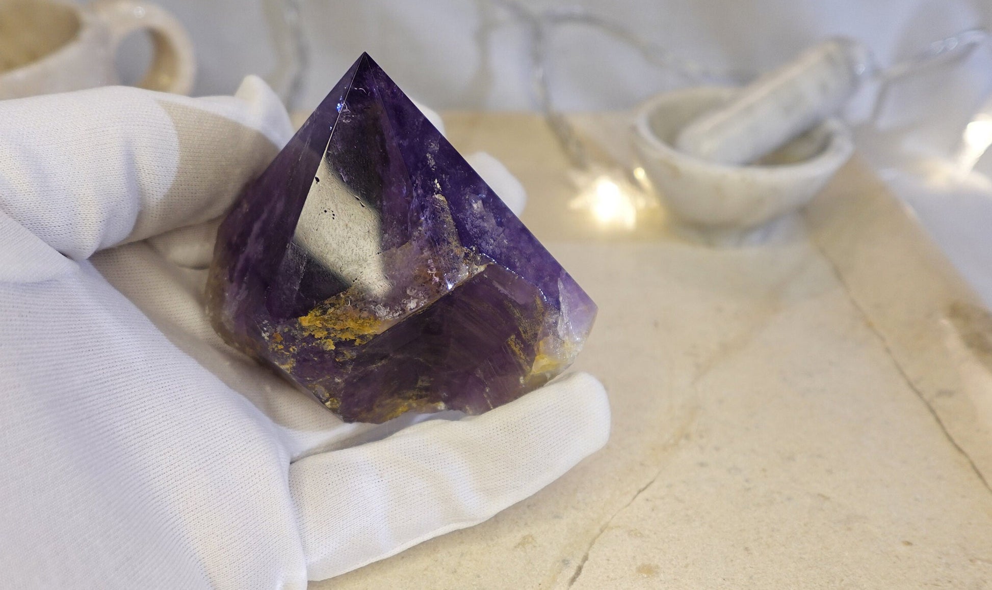 Amethyst Carved Anxiety Crystal Polished Raw Stone Meditation Panic Sculpture Home Decor Christmas Xmas Gift