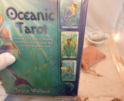 Oceanic Tarot Deck 78 Cards Fully Licensed and Original Inclusive Tarot Deck Guidebook Home Decor Gift