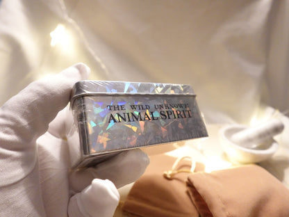 Pocket Animal Tarot Card Spirit Deck Wild Unknown Authentic Tarot Tin Box High