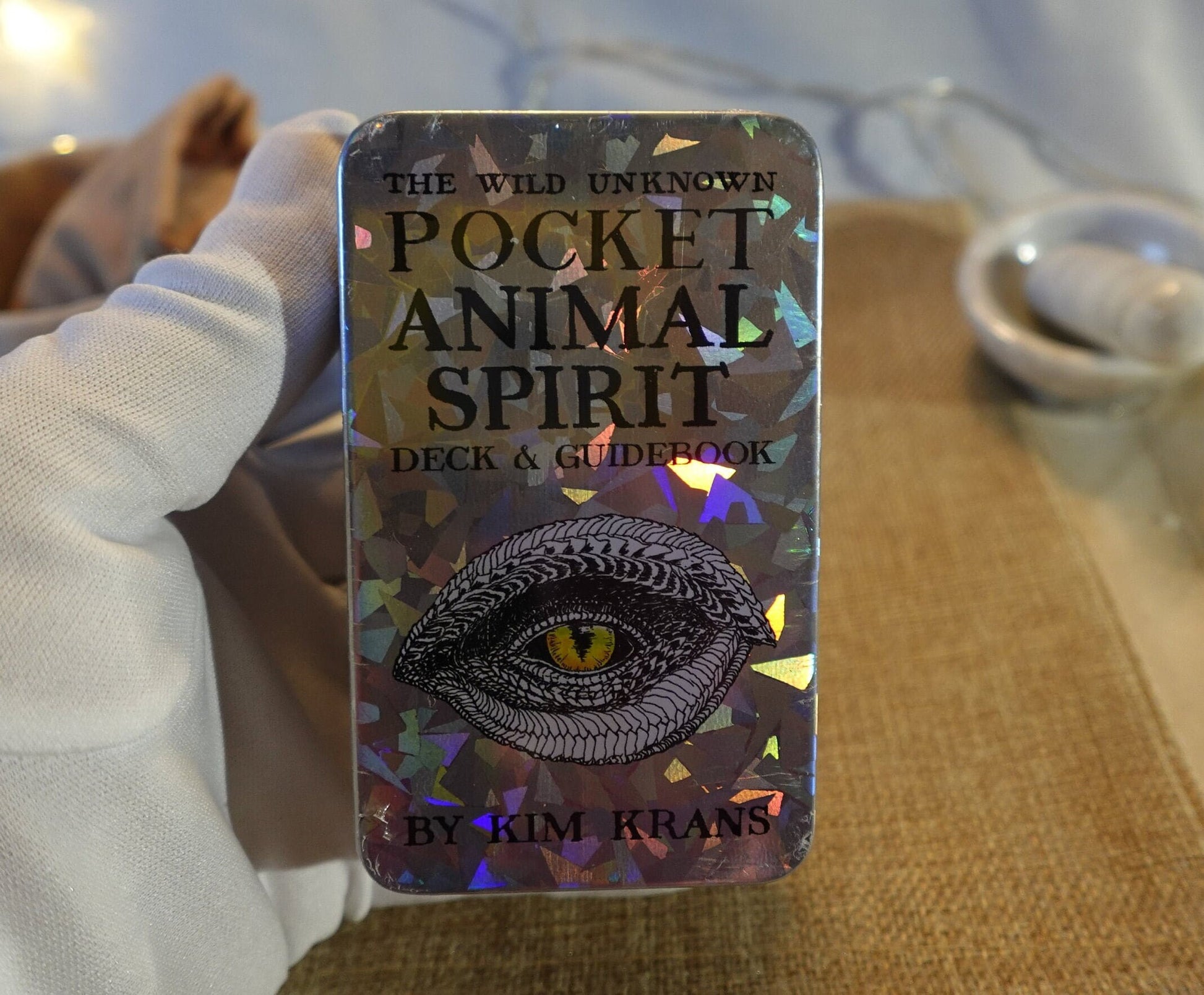 Pocket Animal Tarot Card Spirit Deck Wild Unknown Authentic Tarot Tin Box High