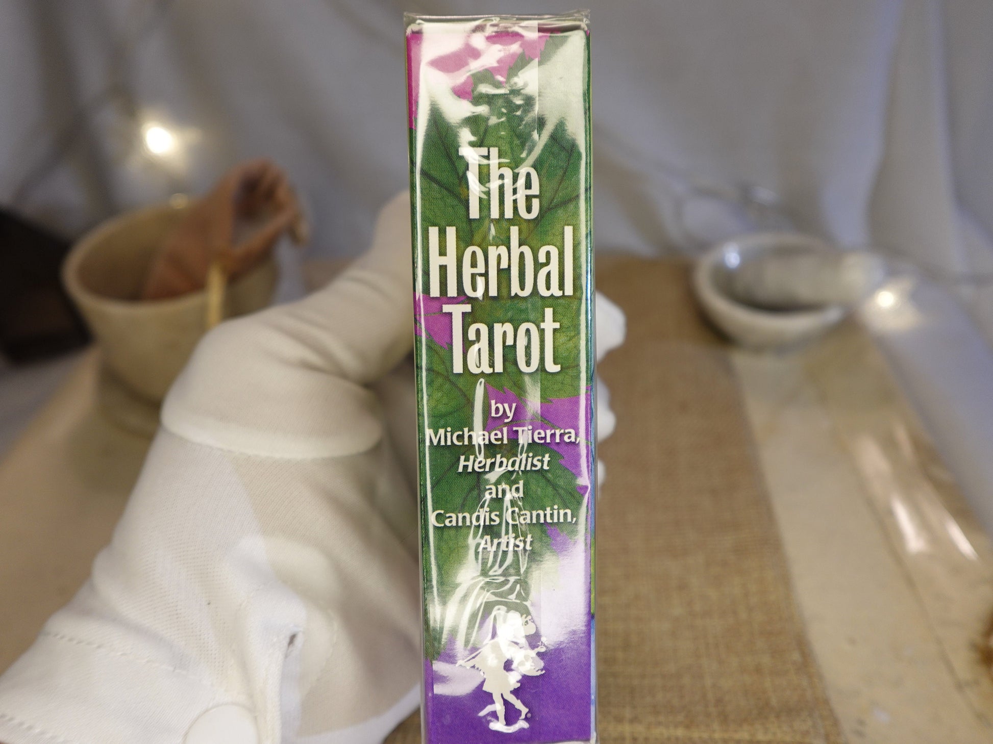 The Herbal Tarot Deck and Paperback Guidebook Fully Licensed and Official Full-Sized Deck Garden Christmas Xmas Birthday Gift 78 card deck