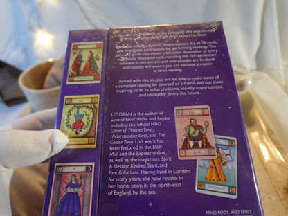 Magic of Tarot 78-Card Tarot Deck with Illustrated Guidebook Fully Licensed and Original Inclusive Tarot Deck Guidebook Gift