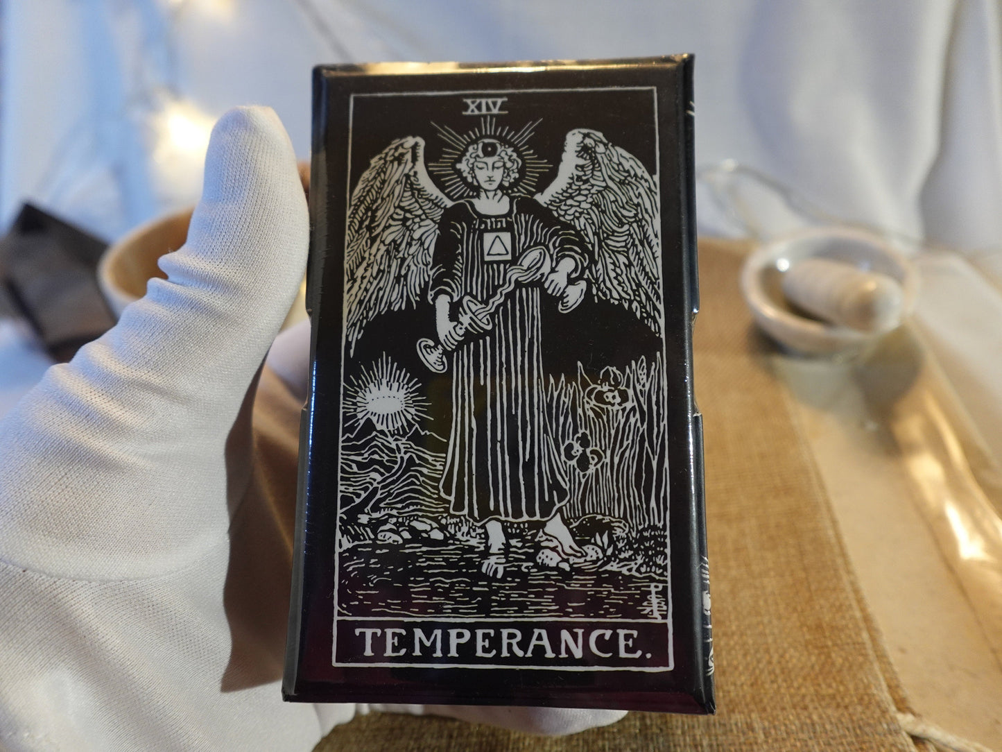 Glow in the Dark Tarot Deck 78 Cards Fully Licensed and Original Inclusive Tarot Deck Guidebook Home Decor Gift