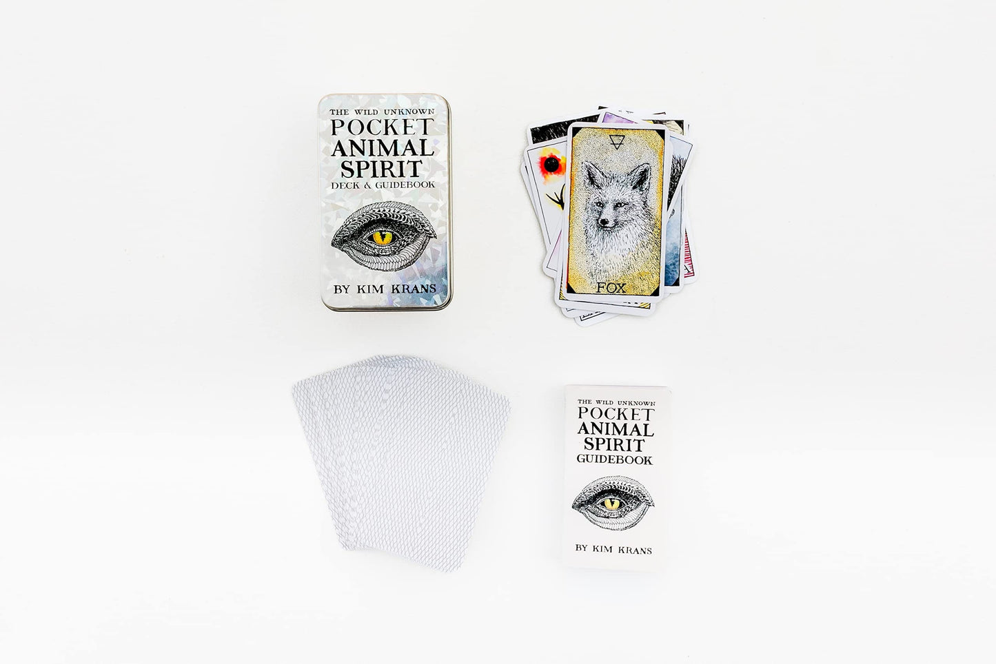 Pocket Animal Tarot Card Spirit Deck Wild Unknown Authentic Tarot Tin Box High