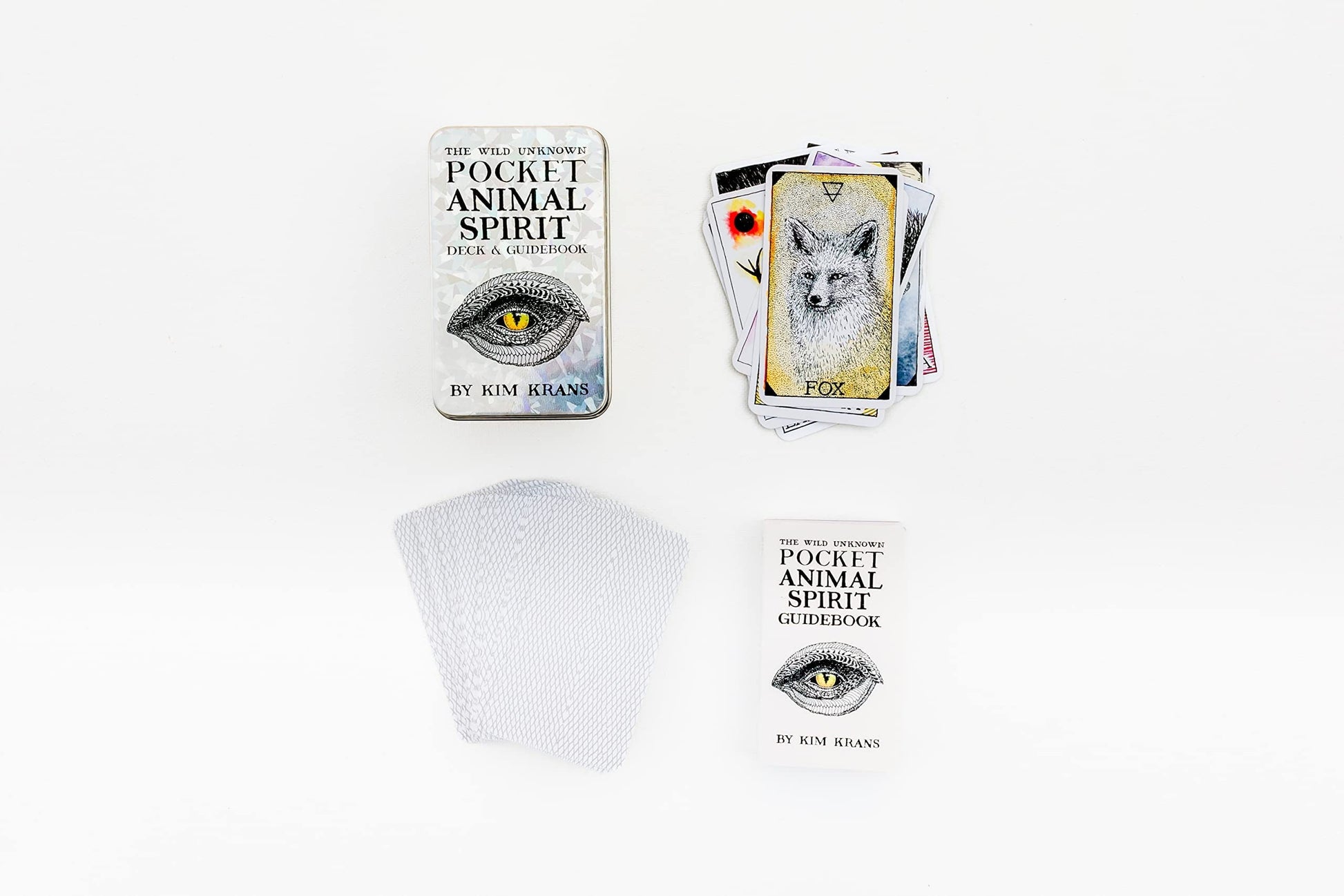 Pocket Animal Tarot Card Spirit Deck Wild Unknown Authentic Tarot Tin Box High