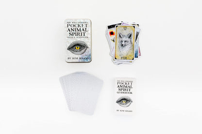 Pocket Animal Tarot Card Spirit Deck Wild Unknown Authentic Tarot Tin Box High