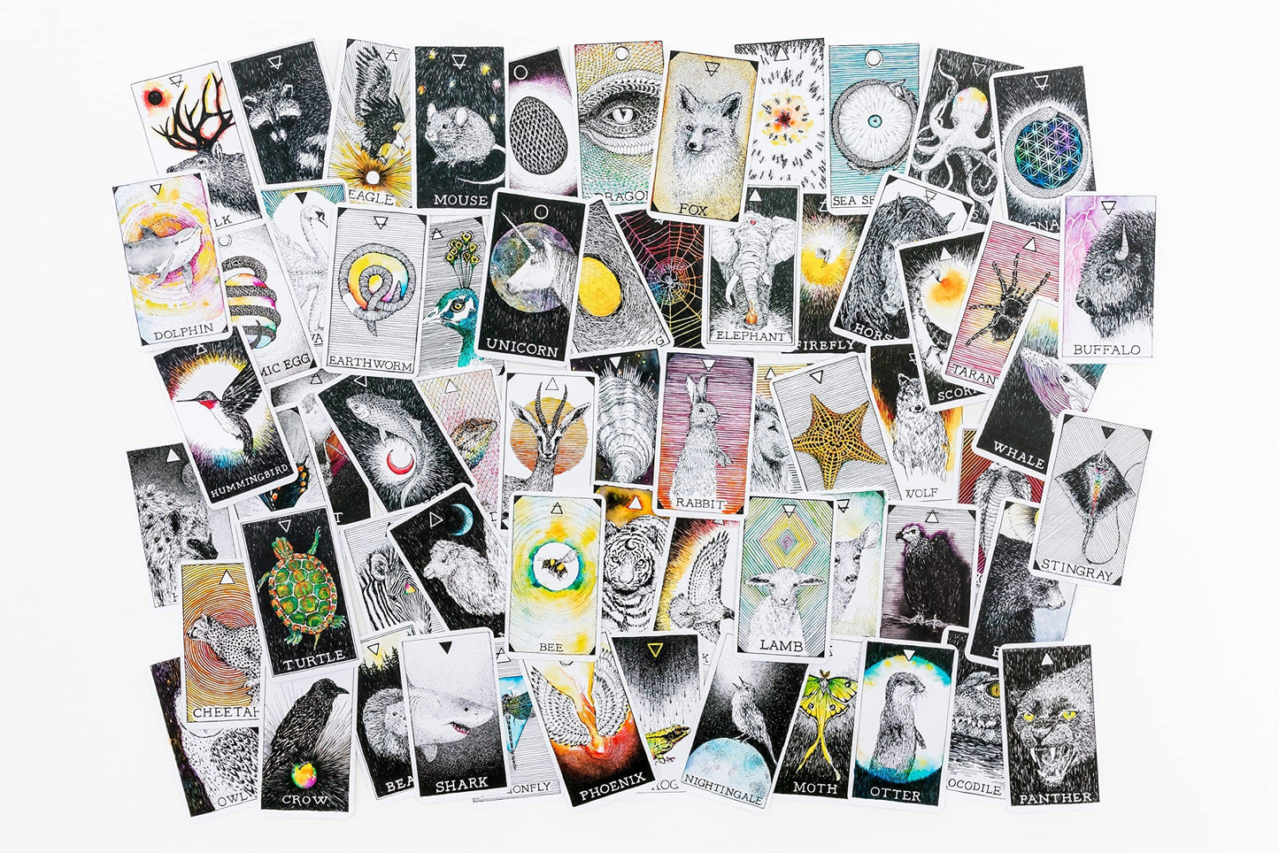 Pocket Animal Tarot Card Spirit Deck Wild Unknown Authentic Tarot Tin Box High