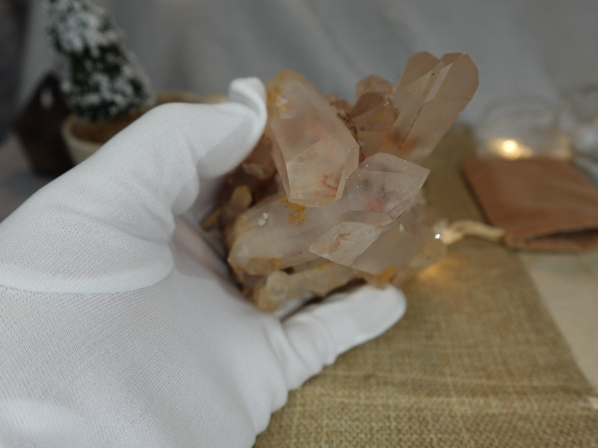 Quartz Raw Natural Cluster decor display Crystal Anxiety Worry Geode Meditation Cluster Tower Wicca Chakra Stress Relief Gift Birthday