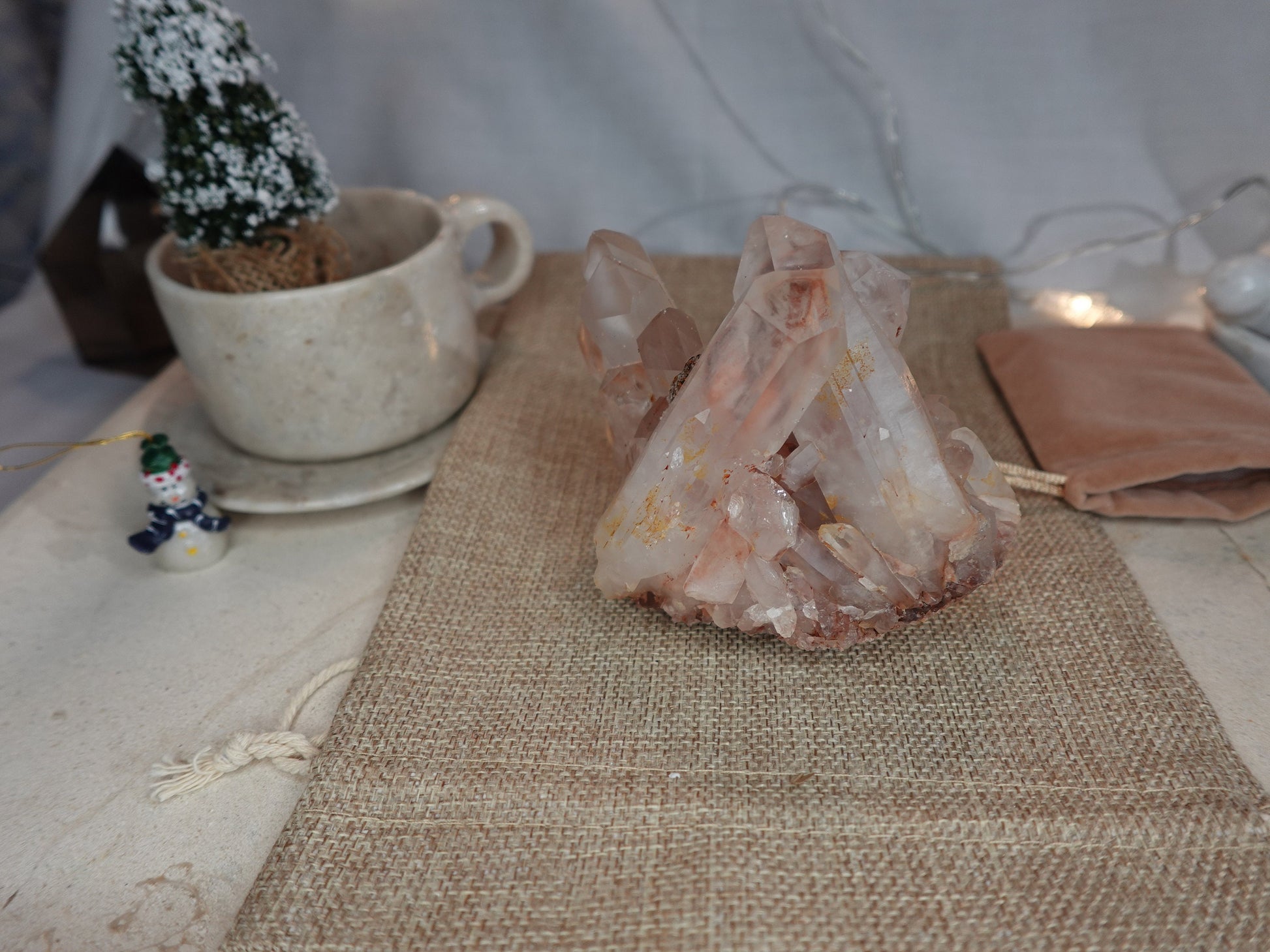 Quartz Raw Natural Cluster decor display Crystal Anxiety Worry Geode Meditation Cluster Tower Wicca Chakra Stress Relief Gift Birthday