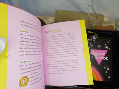 The Queer Tarot Deck and Guidebook 78 Cards Fully Licensed and Original Inclusive Tarot Deck Guidebook Home Decor Gift