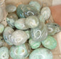 Green Moonstone Palm Stone Natural Crystal Polished Worry Home Decor Anxiety Pocket Distraction Meditation Gift Birthday Christmas