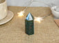 Sea Jasper Crystal Tower: Polished Carved Point, Home Decor