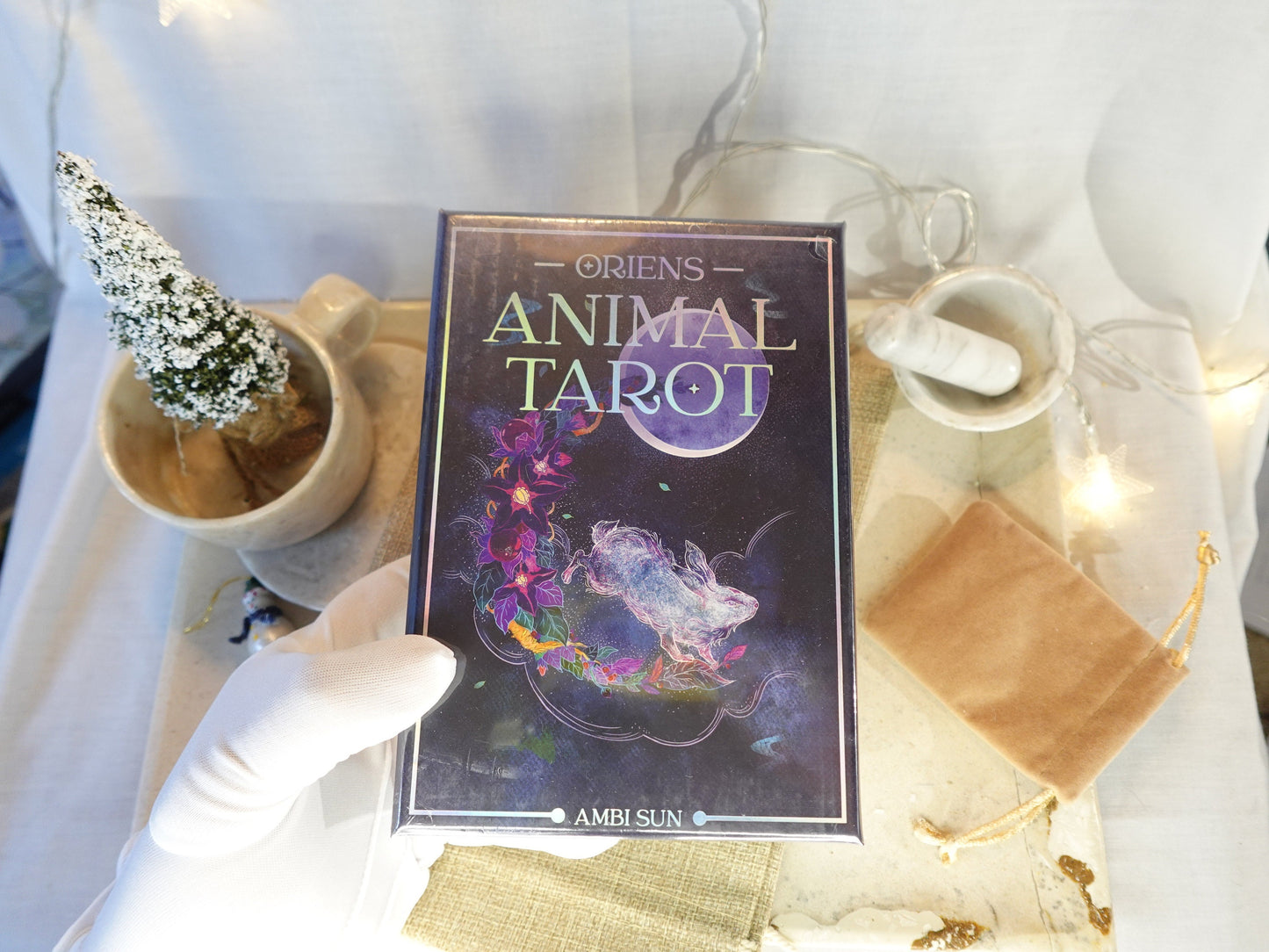 Oriens Animal Tarot Deck 78 Cards Fully Licensed and Original Inclusive Tarot Deck Guidebook Home Decor Gift