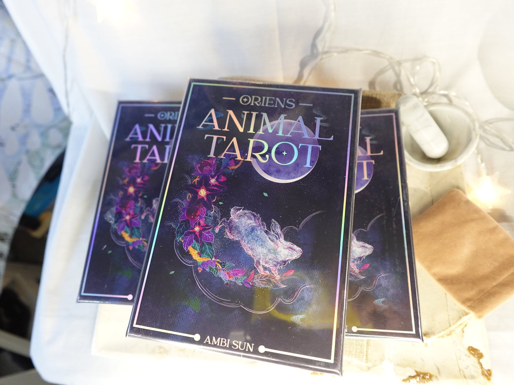 Oriens Animal Tarot Deck 78 Cards Fully Licensed and Original Inclusive Tarot Deck Guidebook Home Decor Gift