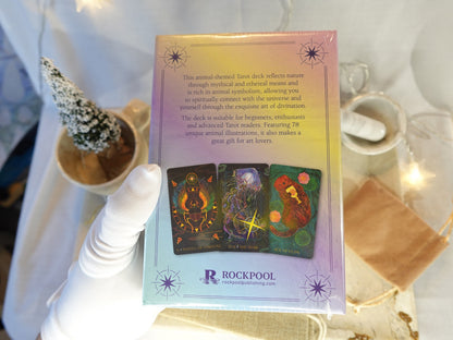 Oriens Animal Tarot Deck 78 Cards Fully Licensed and Original Inclusive Tarot Deck Guidebook Home Decor Gift